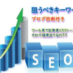 SEO対策!事業ブログ診断+キーワード調査致します。